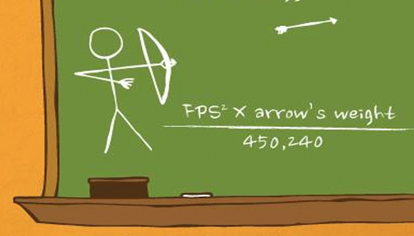 How to calculate the kinetic energy of an arrow formula | Wasp Archery