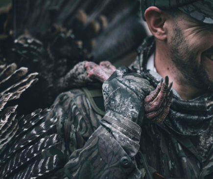 It's all smiles after a successful spring turkey hunt.