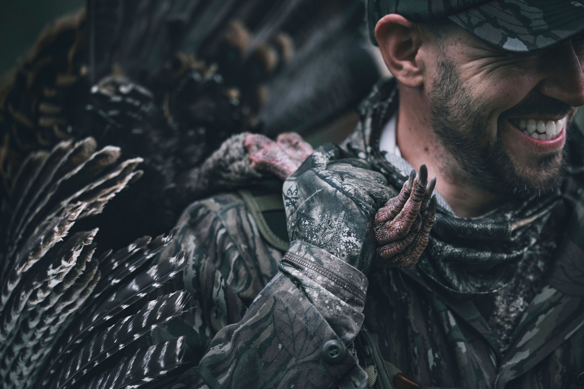It's all smiles after a successful spring turkey hunt.